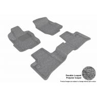 3D MAXpider Complete Set Custom Fit Floor Mat for Select Mercedes-Benz ML-Class Models - Classic Carpet (Gray)