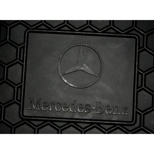  Mercedes Benz Genuine Q6680710 - Rubber Floor Mats W212 E250 E350 E400 E550 Sedan & Wagon Black