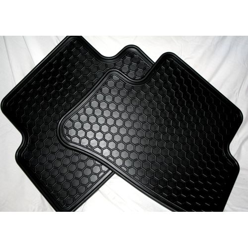  Mercedes Benz Genuine Q6680710 - Rubber Floor Mats W212 E250 E350 E400 E550 Sedan & Wagon Black