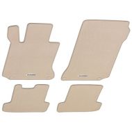 Mercedes Benz OEM Carpeted Floor Mats 2008 to 2014 C-Class 4 Door Sedan (Color:Beige) C300 C250 C350 C63