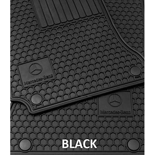  Mercedes-Benz Mercedes Benz OEM All Weather Season Floor Mats 2004 to 2009 CLK-Class Convertible (Color:Black) CLK320 CLK350 CLK500 CLK550 CLK55 CLK63