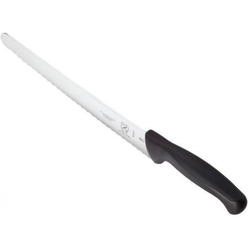  Mercer Culinary Millennia Wide Wavy Edge Bread Knife, 10-Inch, Black: Bread Knives: Kitchen & Dining