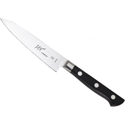  Mercer Culinary MX3 Premium San Mai VG-10 Steel Core Blade Petty Knife, 120mm 5 Inch