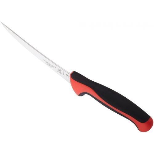  Mercer Culinary Millennia Colors Red Handle, 6-Inch Curved, Boning Knife