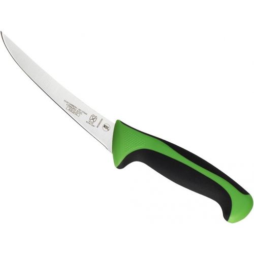  Mercer Culinary Millennia Colors Green Handle, 6-Inch Curved, Boning Knife