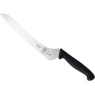 Mercer Culinary M23890 Millennia Black Handle, 9-Inch Offset Wavy Edge, Bread Knife