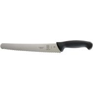 Mercer Culinary M23211 Millennia Black Handle, 10-Inch Left Handed Wavy Edge Wide, Bread Knife
