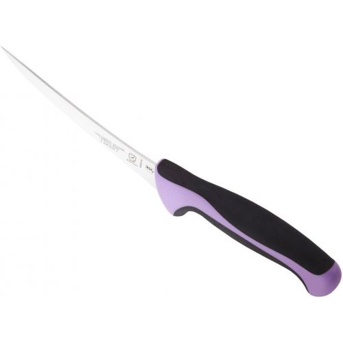  Mercer Culinary Millennia Colors Purple Handle, 6-Inch Curved, Boning Knife