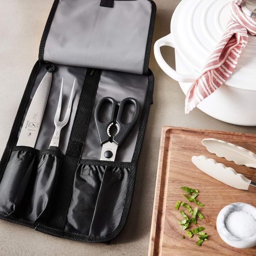 Mercer Culinary Renaissance Forged Cutlery Food Lab Kit, Black