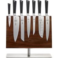 Mercer Culinary Zuem 6-Piece Forged Block Set, Beech Wood and Glass