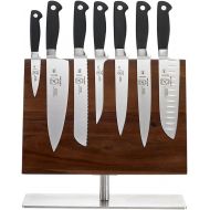 Mercer Culinary Genesis 6-Piece Forged Knife Block Set, Tempered Glass Block