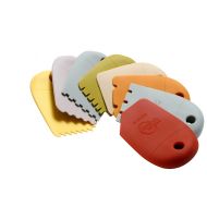 Mercer Culinary Silicone 8 Piece Plating Wedge Set, Multicolor