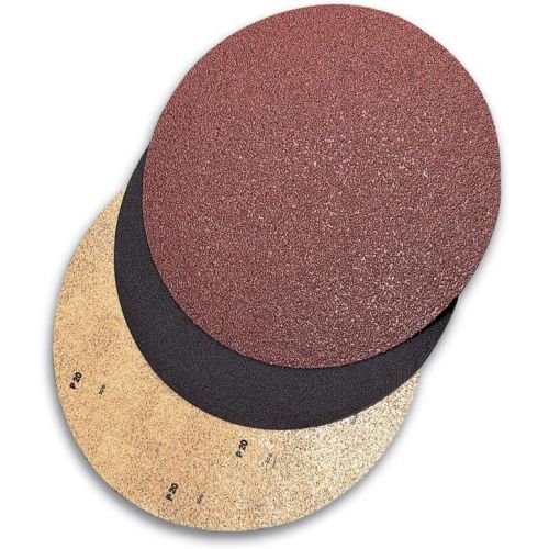  Mercer Industries 44818060 Silicon Carbide Floor Sanding Disc, Double Sided, 18 x No Hole, Grit 60F, 20-Pack