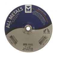 Mercer Industries 623630 Type 27 Depressed Center Pipe Cutting/Grinding Wheel, For All Metals, 5 x 1/8x 7/8, 25-Pack