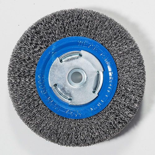  Mercer Industries 183010 Crimped Wire Wheel, 6 x 3/4 x 2 (1/2, 5/8), For Bench/Pedestal Grinders