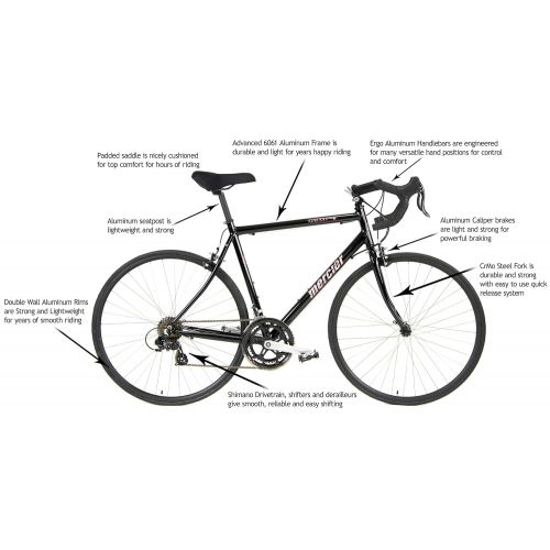  Top Rated Aluminum Road Bike with Shimano Shifting, Galaxy SC1 Commuter Bike / Racer by Cycles Mercier