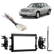 Harmony Audio Fits Mercury Sable 2008-2009 Double DIN Stereo Harness Radio Install Dash Kit