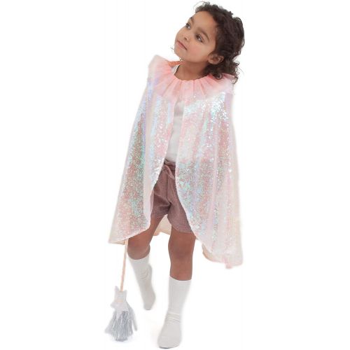  할로윈 용품Meri Meri, Iridescent Sequin, Holiday Dress Up, Cape & Wand Pink