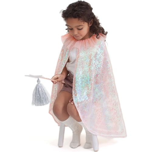  할로윈 용품Meri Meri, Iridescent Sequin, Holiday Dress Up, Cape & Wand Pink