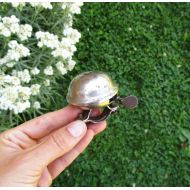 MerilinsRetro Antique Bicycle Bell, Chrome Spinner Bell, Loud Bike Bell, Retro Bike Parts, Biker Gift, 1960s Soviet Union