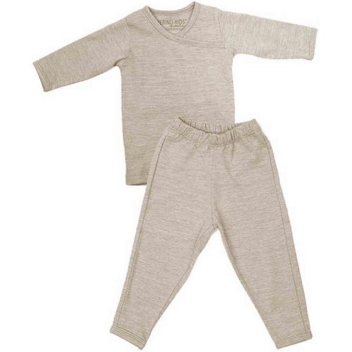  Merino Kids Long-Sleeve Merino Baby Thermals