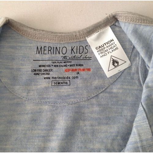  Merino Kids Long-Sleeve Merino Baby Thermals