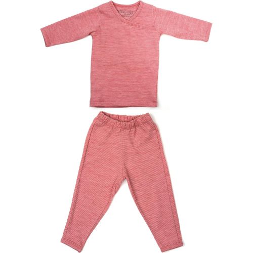  Merino Kids Long-Sleeve Merino Baby Thermals