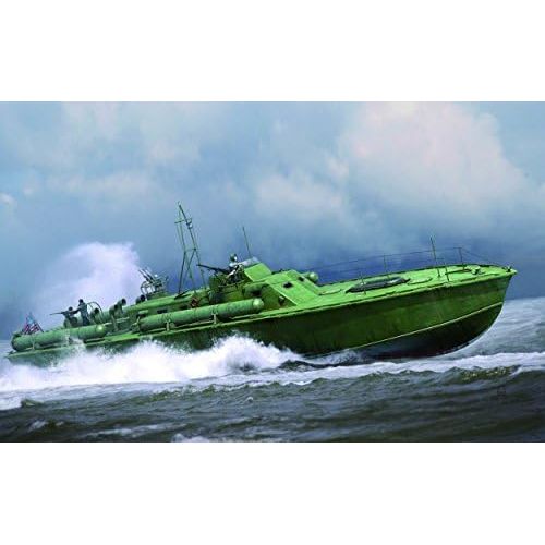  Merit International MRT64802 1:48 Merit US Navy Elco 80 Motor Patrol Torpedo Boat Early Type [MODEL BUILDING KIT] by