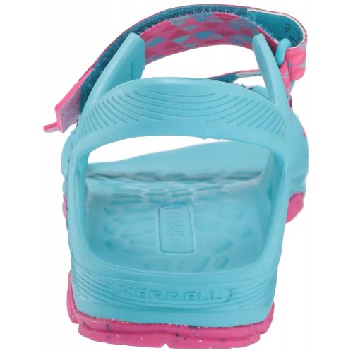  Merrell Girls Hydro Drift Sandal Blue/Pink 6 Medium US Big Kid