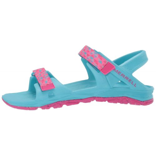  Merrell Girls Hydro Drift Sandal Blue/Pink 6 Medium US Big Kid