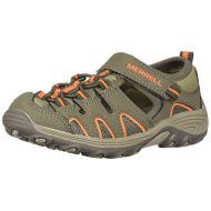 Merrell Hydro H2o Hiker Sandal Sport, Gunsmoke/Orange, 6 Wide US Big Kid