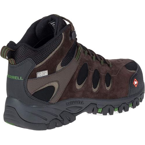  Merrell Mens Ridgepass Bolt Mid Waterproof Comp Toe Work Boot