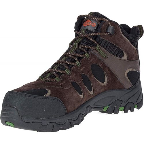  Merrell Mens Ridgepass Bolt Mid Waterproof Comp Toe Work Boot