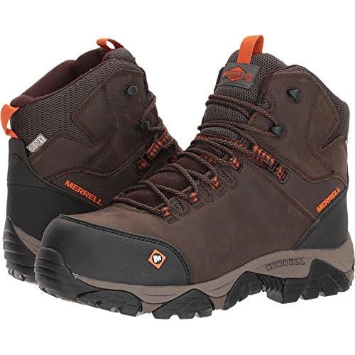  Merrell Work Mens Phaserbound Mid Waterproof CT