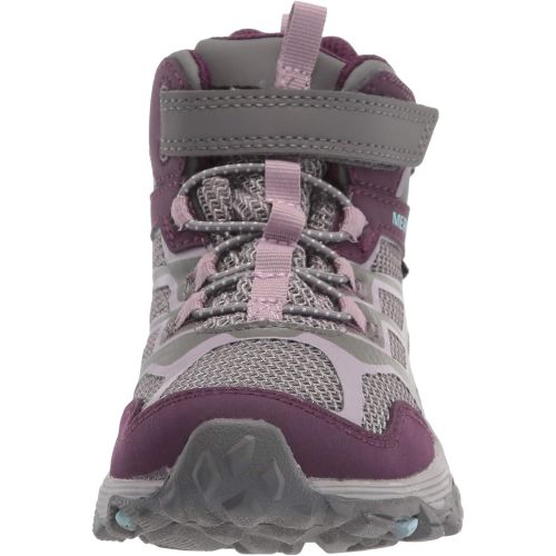  Merrell Kids Moab FST Mid Alternative Closure Waterproof Hiking Boot