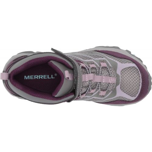  Merrell Kids Moab FST Mid Alternative Closure Waterproof Hiking Boot