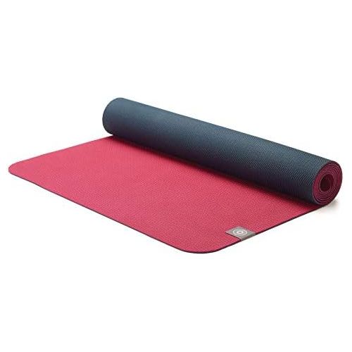  Merrithew MERRITHEW Eco Yoga Mat (TPE) (MaroonCharcoal), 0.125 inch  3 mm