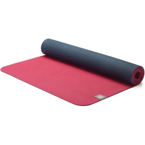  Merrithew MERRITHEW Eco Yoga Mat (TPE) (MaroonCharcoal), 0.125 inch  3 mm