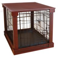 Merry Pet Deluxe Pet Crate in Brown Size: Small (19 H x 18 W x 24 L)
