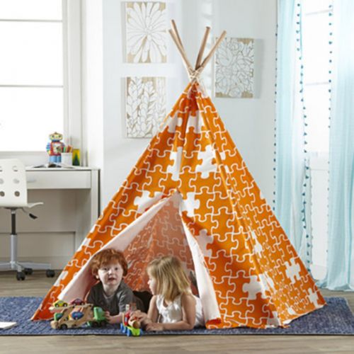  Turtleplay Children’s Teepee, Orange Puzzle