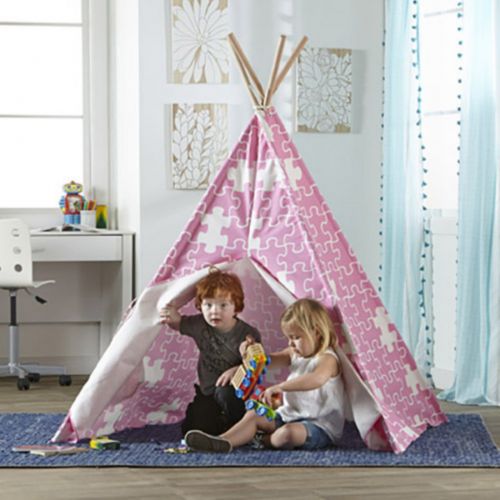  Turtleplay Children’s Teepee, Orange Puzzle