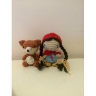 MerryDots Little Red Riding Hood and The Big Bad Wolf Amigurumi