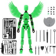 MerryXD Titan 13 Action Figure,Assembly Completed Dummy 13 Action Figure Lucky 13 Action Figure T13 Action Figure 3D Printed Multi-Jointed Movable, Nova 13 Action Figure Toy Green