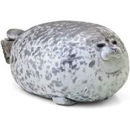 [아마존베스트]MerryXD Chubby Blob Seal Pillow,Stuffed Cotton Plush Animal Toy Cute Ocean Small(13 in)
