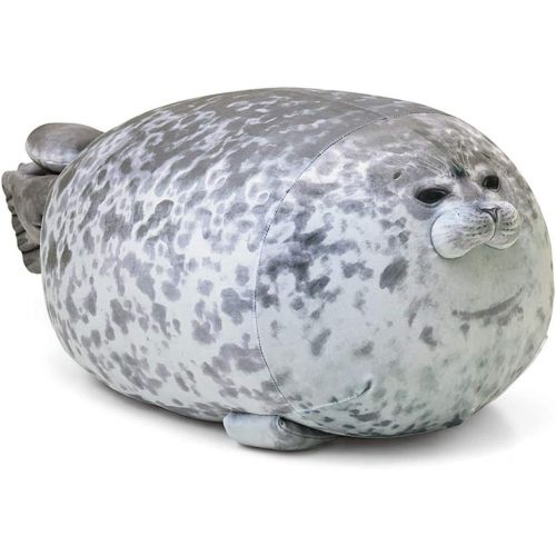  [아마존베스트]MerryXD Chubby Blob Seal Pillow,Stuffed Cotton Plush Animal Toy Cute Ocean Small(13 in)