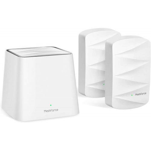  [아마존베스트]MeshForce Whole Home Mesh WiFi System M3 Suite (1 WiFi Point + 2 WiFi Dot) - Dual Band WiFi System Router Replacement and Wall Plug Extender - High Performance Wireless Coverage fo