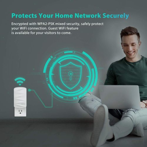  [아마존베스트]MeshForce Whole Home Mesh WiFi System M3 Suite (1 WiFi Point + 1 WiFi Dot) - Dual Band WiFi System Router Replacement and Wall Plug Extenders-High Performance Wireless Coverage for