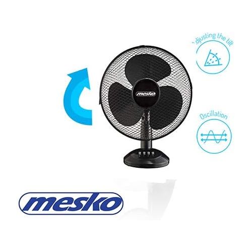  Mesko MS-7310 Ventilator, Schwarz