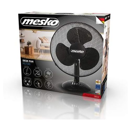  Mesko MS-7310 Ventilator, Schwarz