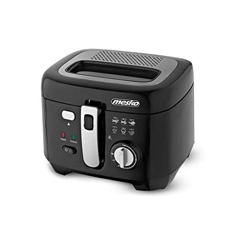  [아마존베스트]Mesko Fryer with detachable oil tank 1800 watt deep fryer 2.5 liter friteuse